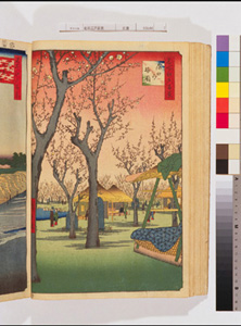 東洋文庫 所蔵 岩崎文庫 名所江戸百景 蒲田の梅園