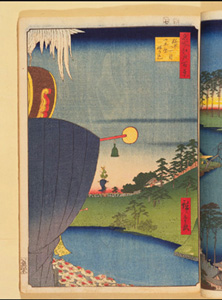 東洋文庫 所蔵 岩崎文庫 名所江戸百景 糀町一丁目山王祭ねり込