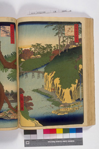 東洋文庫 所蔵 岩崎文庫 名所江戸百景 王子瀧の川