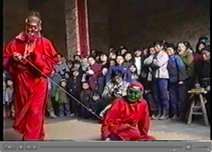 江西万載県潭埠村沙江橋丁氏村の儺舞　動画　 田仲一成 東洋文庫